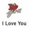 I love you charm